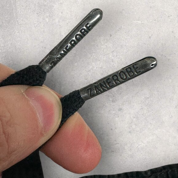 SOLD Zanerobe Sureshot Joggers Black Mens Size 32 Slouch Cotton Casual‎ Pants - Picture 8 of 16